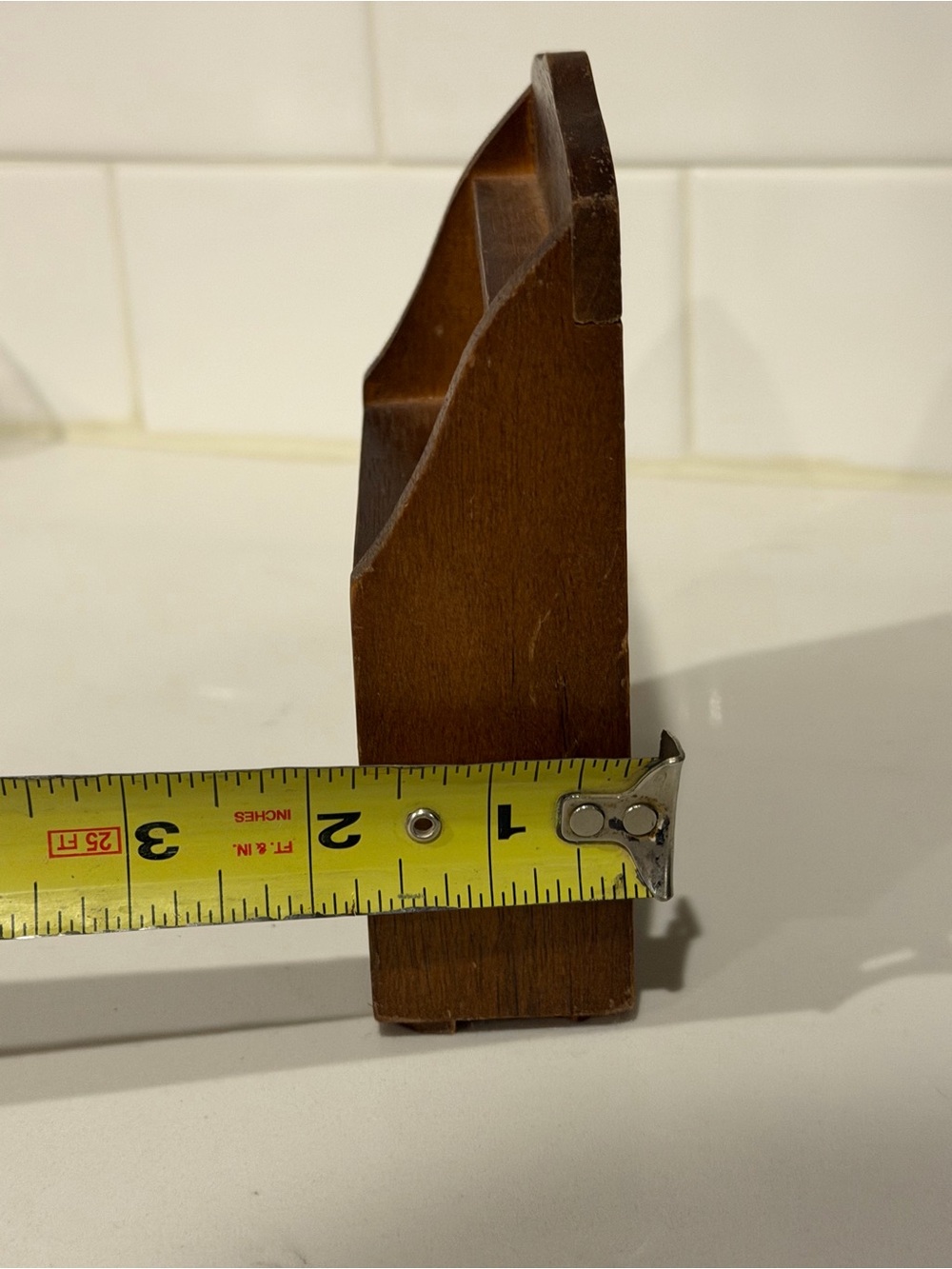 Miniature Wooden Shelf Display for Dollhouses or Crafting - Picture 6 of 6